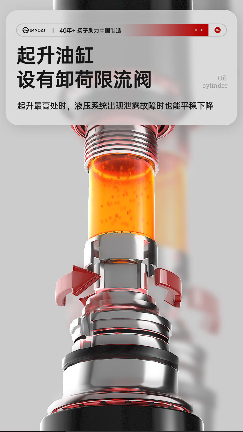 剪叉式升降機揚子升降車(chē)ELP05-9B升高9米載重500KG可定制(圖7)